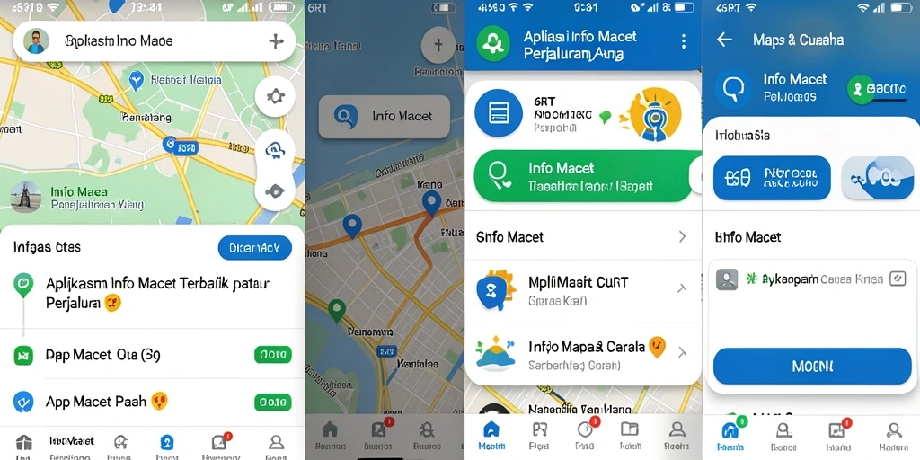 Tampilan antarmuka 6RT menampilkan informasi lalu lintas terkini.