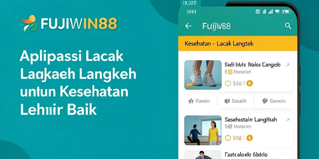 Antarmuka FUJIWIN88 menampilkan fungsi Lacak Langkah yang jelas dan intuitif.
