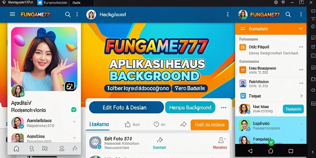 Antarmuka FUNGAME777 yang sederhana untuk hapus background.