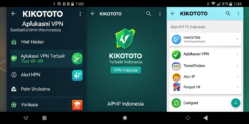 Tampilan antarmuka KIKOTOTO yang sederhana dan fungsional.