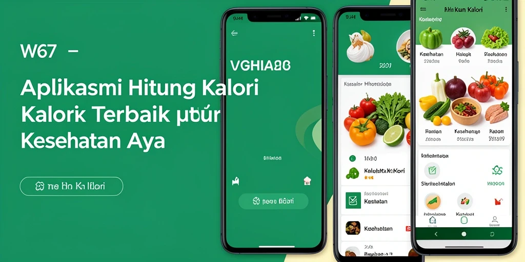 Tampilan antarmuka W67 yang bersih dan fungsional untuk menghitung kalori.